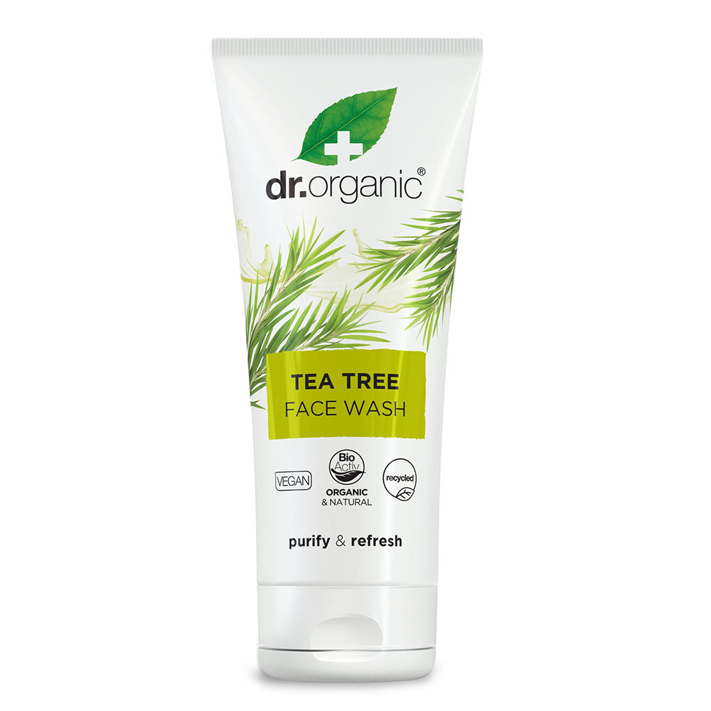 Dr Organic Tea Tree Face Wash 200ml